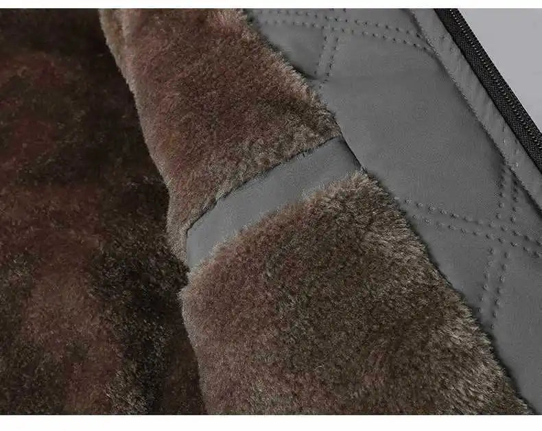 Jackets for Men Winter Coat Men Fleece Warm Down Parkas Cotton Thick Padded Coats Men Thermal Windbreaker Hooded Overcoats Men