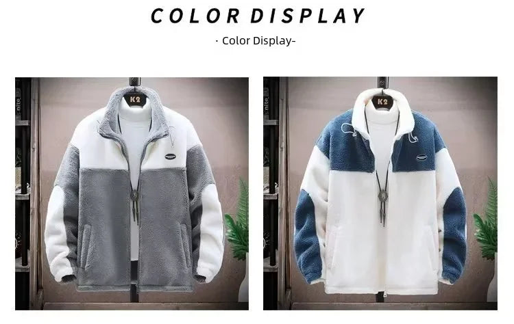 Winter Jackets New Men's Winter Sherpa Lined Jacket Heavy Duty Thermal Warm Fleece Coat Windproof Outdoor Work Jacket Hooded