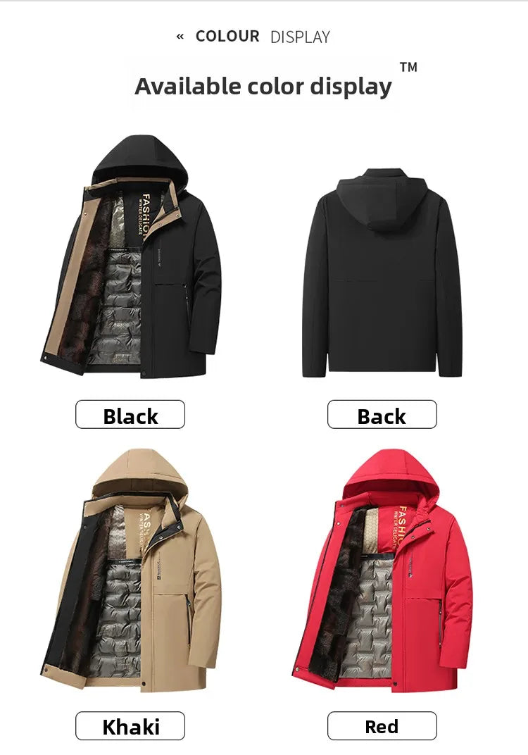 Winter Outdoor Leisure Fishing Windproof Warm Parker Cotton Jacket Comfortable Fashionable Versatile High-quality Padded Jacket