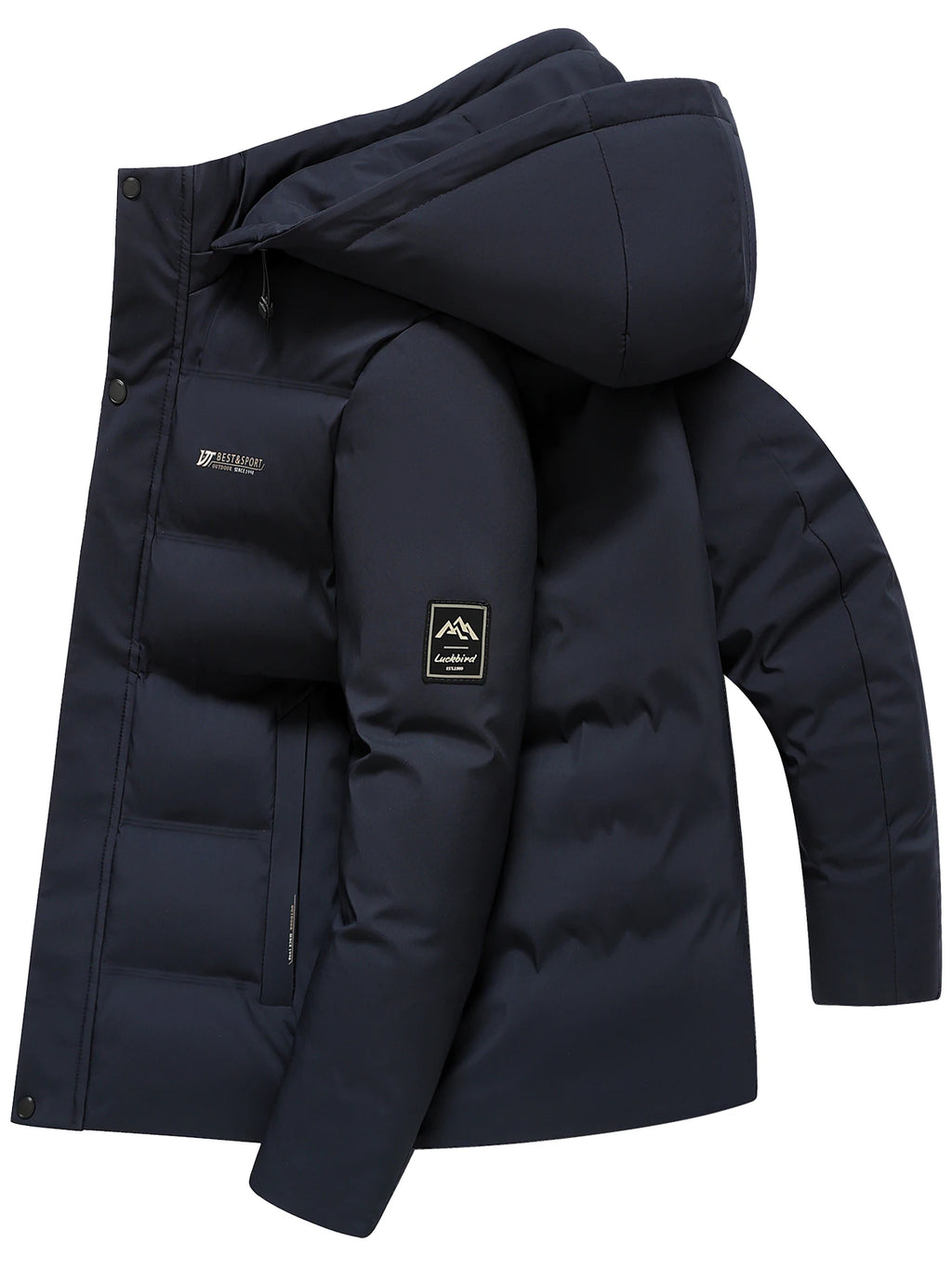 Men's thick and warm cotton jacket for autumn and winter, business and casual men's cotton jacket, top clothes