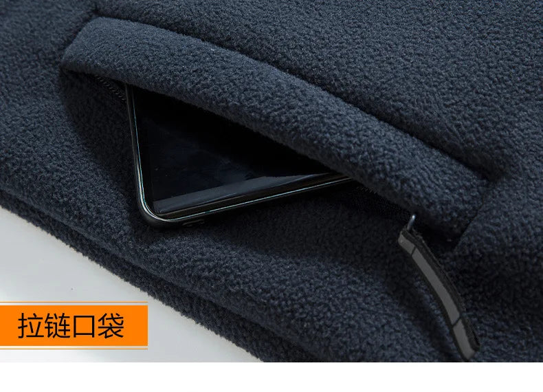 Norwegian fleece jacket! Functional outdoor cold-proof oversized garment! Autumn and winter warm fleece pullover jacket