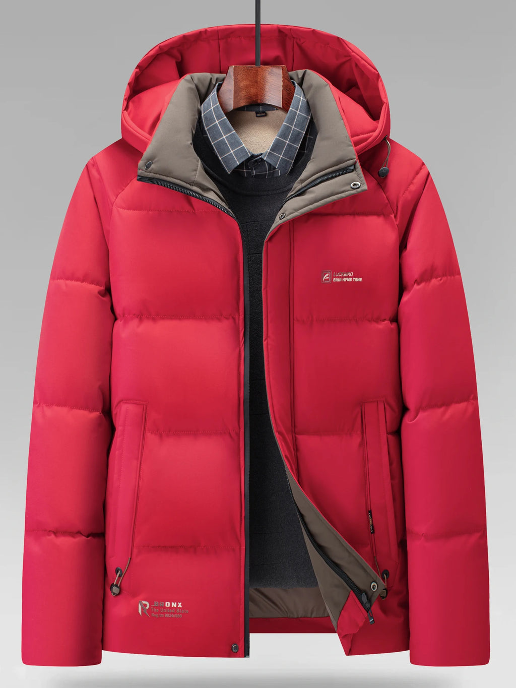 Men's winter warm cotton jacket for men's casual business trendy outdoor sports thickened cotton jacket top casual warm jacket