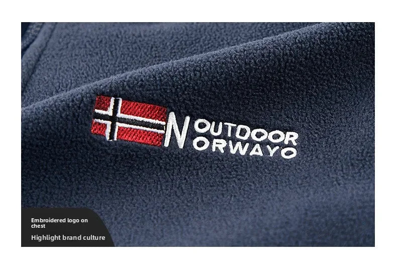 Sudadera de lana Unisex, chaqueta noruega cálida, deportiva, estilo de pareja, Sudadera con capucha de estudiante de gran tamaño