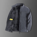 Men's Outdoor Fleece Jacket Men's Top and Autumn Winter Thickened Polar Fleece with Added Insulation New Season Warm Casual Coat