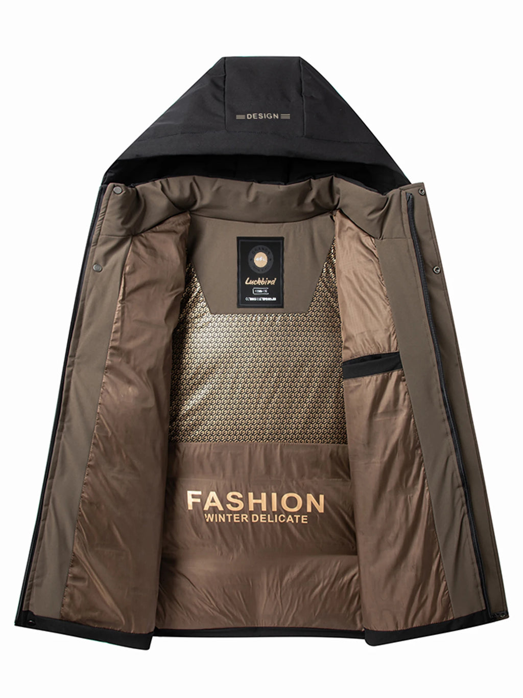 Men's winter warm cotton jacket for men's casual business trendy outdoor sports thickened cotton jacket top casual warm jacket