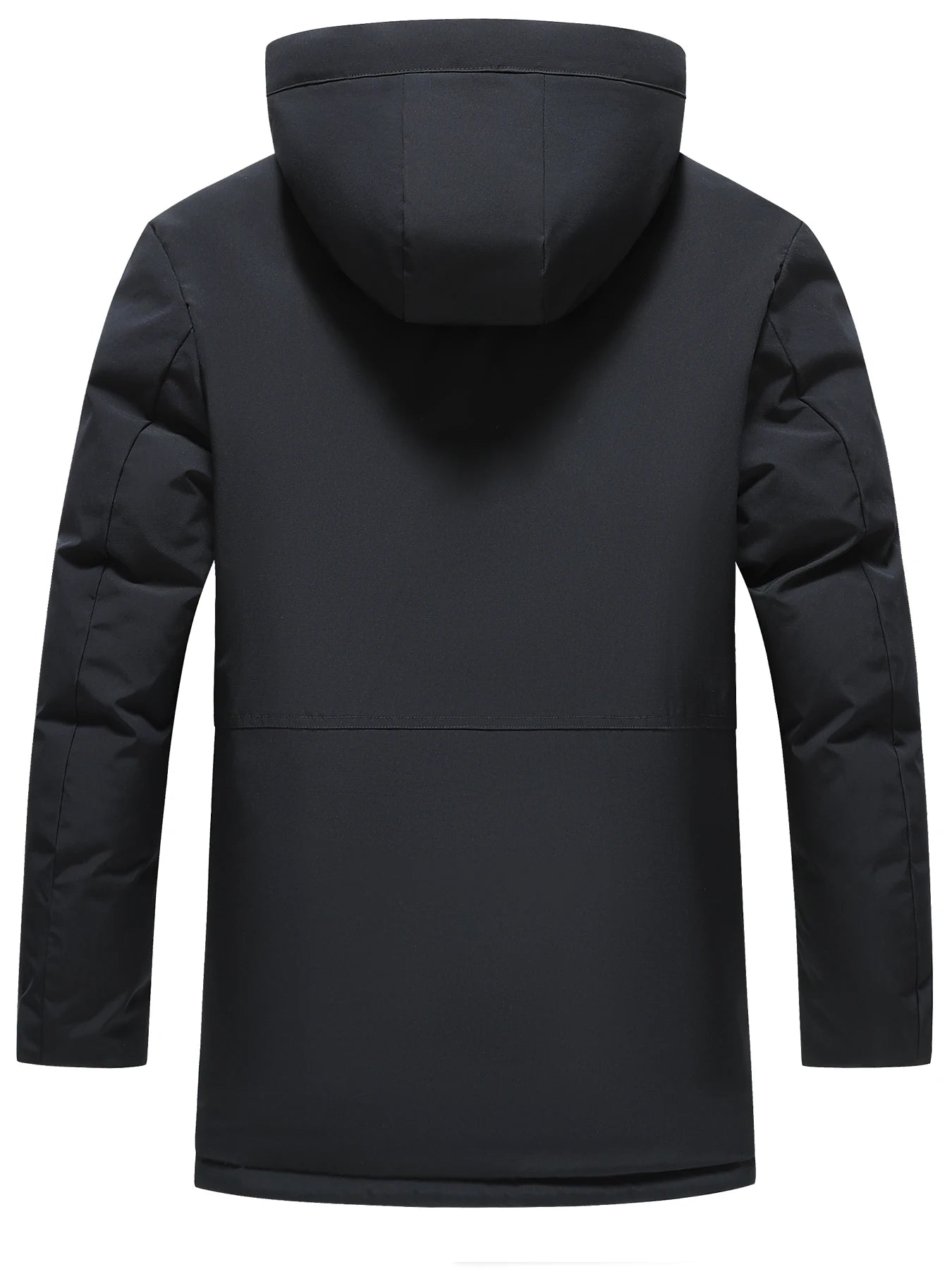 Winter warm and plush thick dad cotton jacket casual business men can take off hats windproof and warm cotton jacket top father