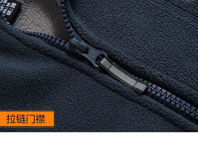 Norwegian fleece jacket! Functional outdoor cold-proof oversized garment! Autumn and winter warm fleece pullover jacket