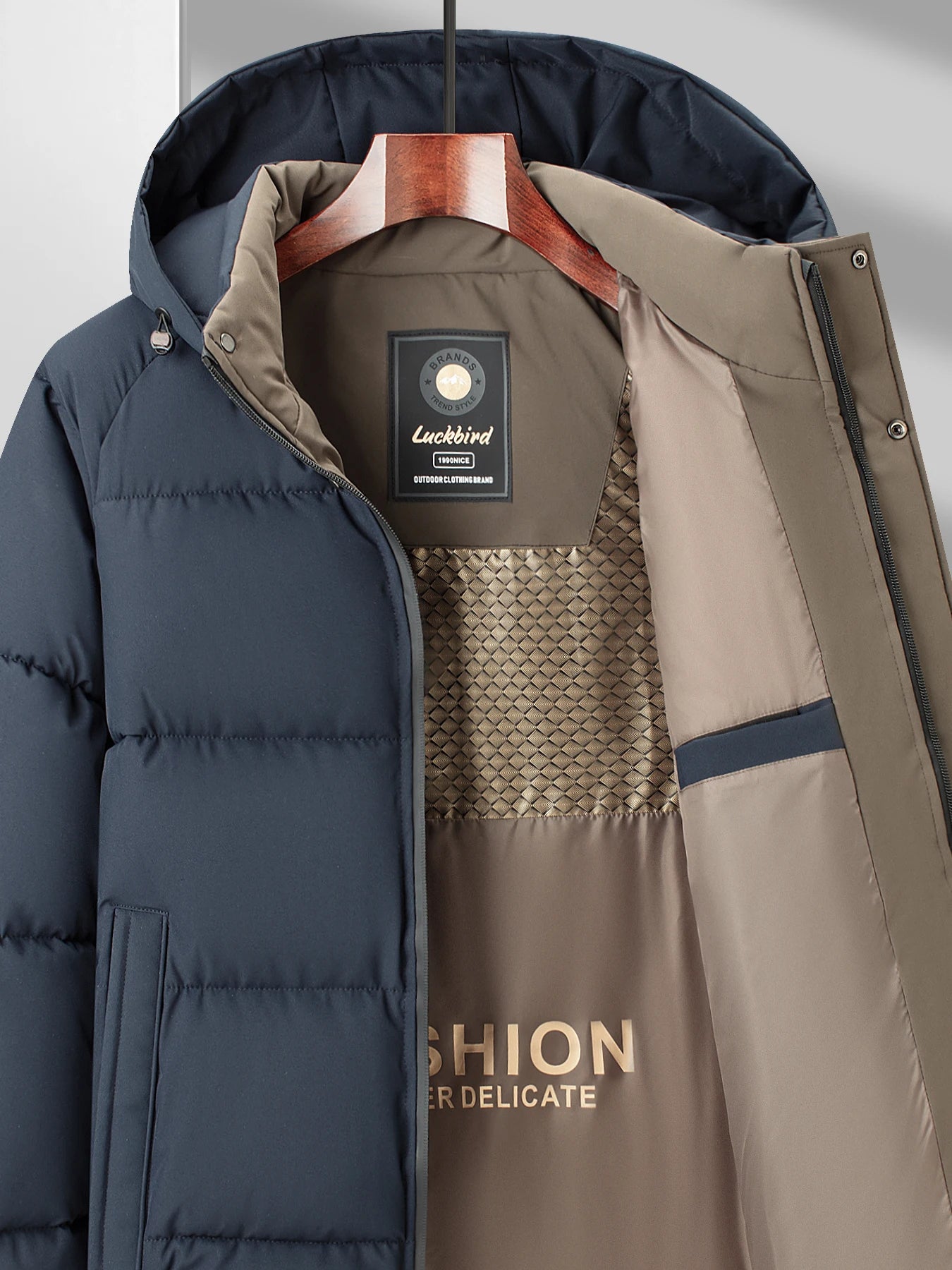 Men's winter warm cotton jacket for men's casual business trendy outdoor sports thickened cotton jacket top casual warm jacket