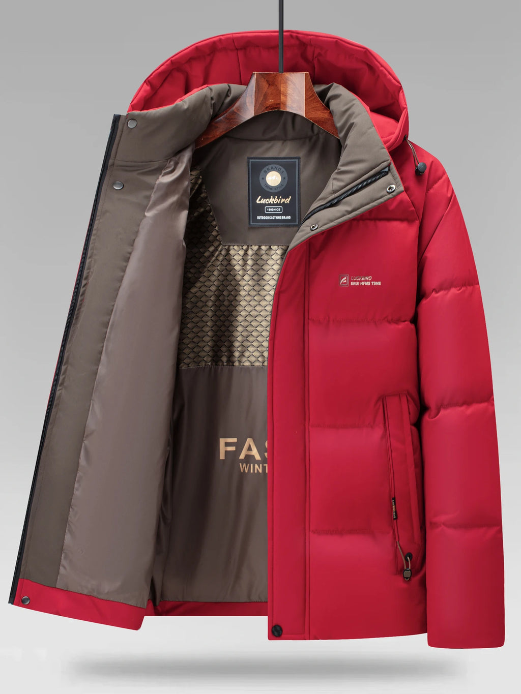 Men's winter warm cotton jacket for men's casual business trendy outdoor sports thickened cotton jacket top casual warm jacket