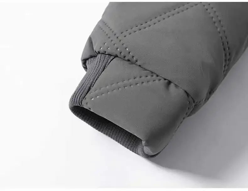 Jackets for Men Winter Coat Men Fleece Warm Down Parkas Cotton Thick Padded Coats Men Thermal Windbreaker Hooded Overcoats Men