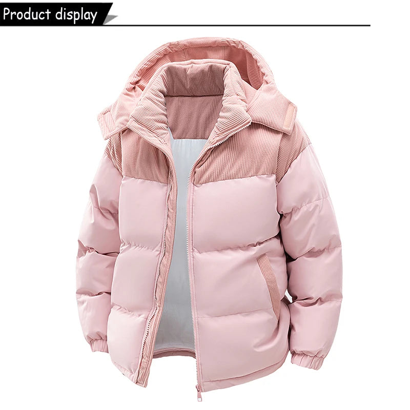 Autumn Winter Men Outdoor Removable Hooded Windbreak Jacket Coats Men Warm Outwear Casual Fashion Solid Parkas Jacket Male Tops