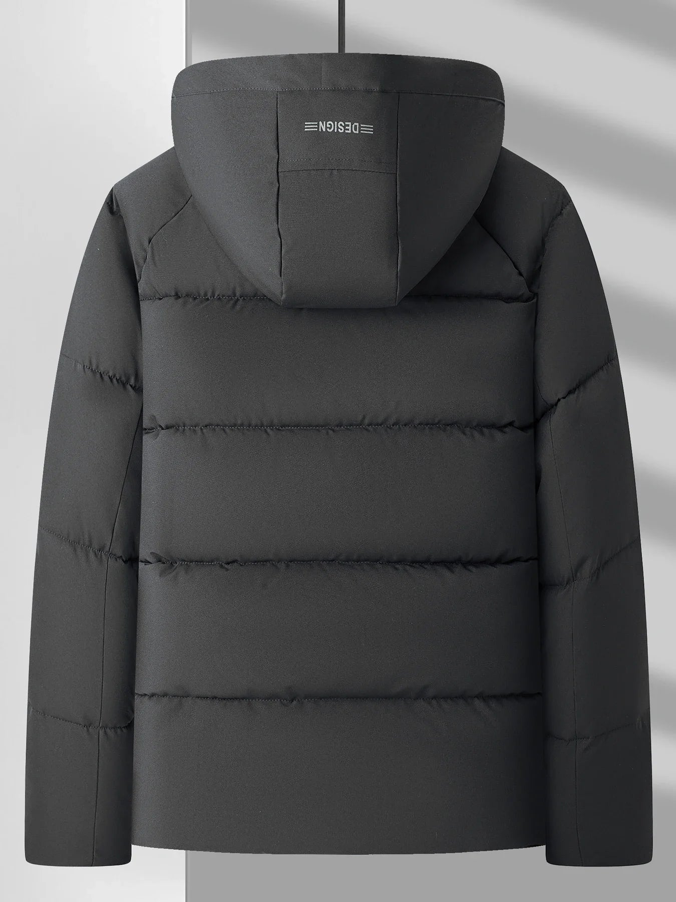 Business Hooded Down Parkas Man Autumn Winter Warm Padded Jacket Men's Outdoor Sports Coat Detachable Hat Zipper Cotton Jackets