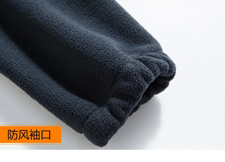 Norwegian fleece jacket! Functional outdoor cold-proof oversized garment! Autumn and winter warm fleece pullover jacket