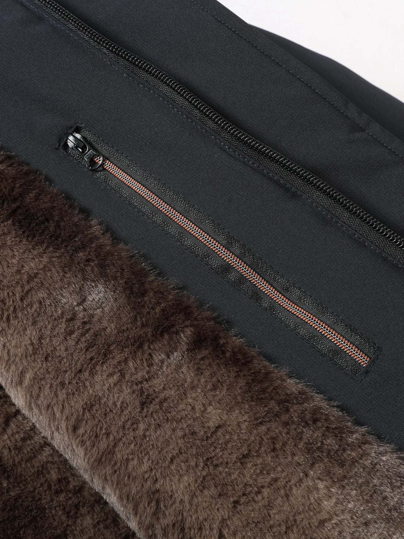 Winter warm and plush thick dad cotton jacket casual business men can take off hats windproof and warm cotton jacket top father