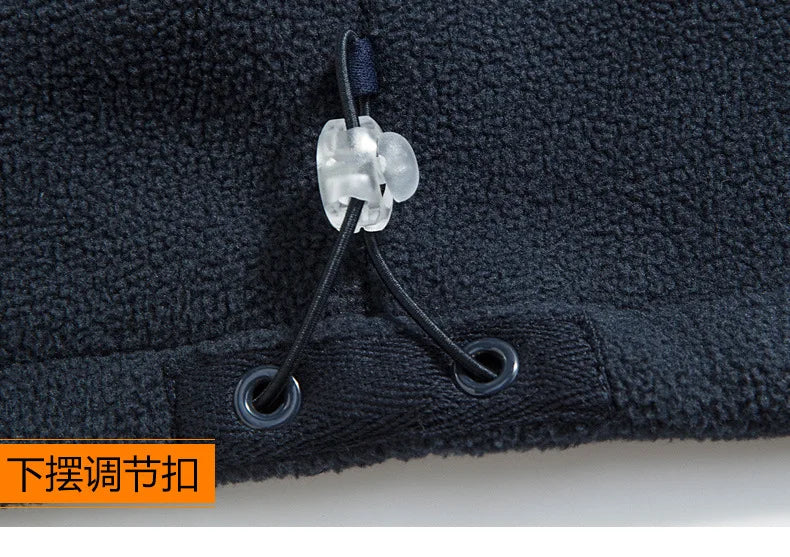 Norwegian fleece jacket! Functional outdoor cold-proof oversized garment! Autumn and winter warm fleece pullover jacket