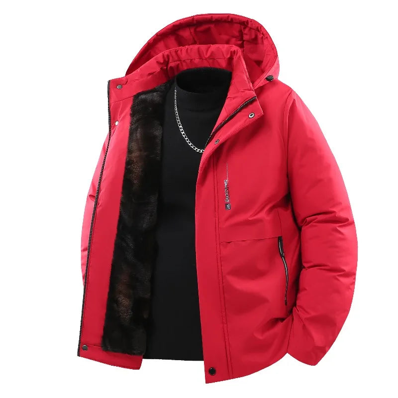 Winter Outdoor Leisure Fishing Windproof Warm Parker Cotton Jacket Comfortable Fashionable Versatile High-quality Padded Jacket